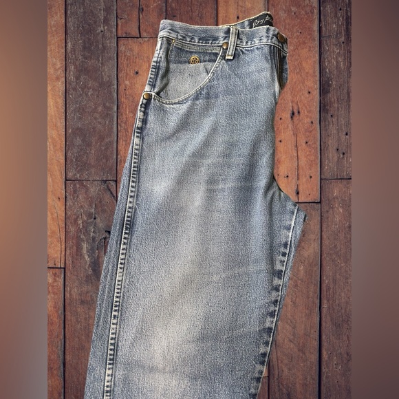 Wrangler “George Strait” Cowboy Cut Collection Blue Jeans - Picture 10 of 12